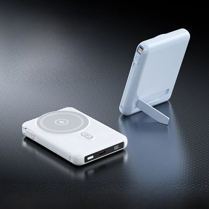 Magnetic Wireless Power Bank with Stand