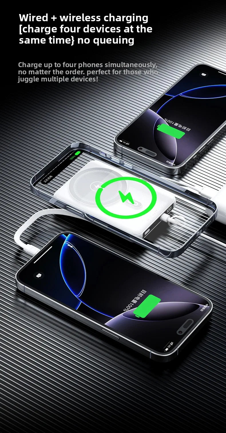 Magnetic Wireless Power Bank with Stand